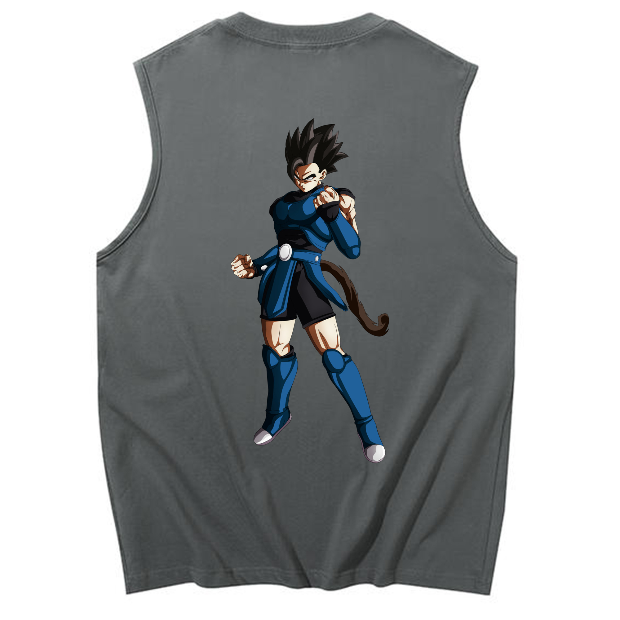（画像用） ドラゴンボール 孫 悟飯（そんごはん）DRAGON BALL Son Gohan コットン100％タンクトップ（背面プリント）